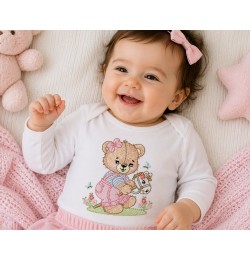 Baby Girl Teddy Bear Machine Embroidery Design Baby Girl Teddy Bear Machine Embroidery Design