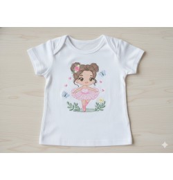 Ballerina Embroidery Design