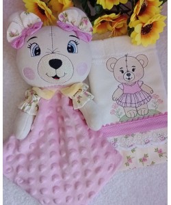 Bear Girl Embroidery Design