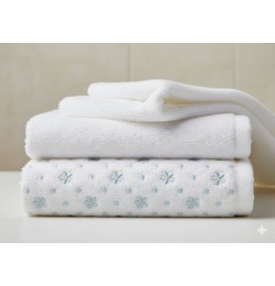 Blue Daisy Sprinkle Embroidery Design