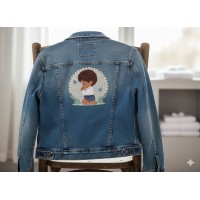 Boy Pray embroidery design