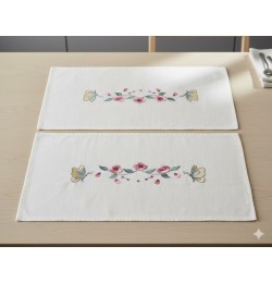 Butterflies and Blossoms Border Embroidery Design