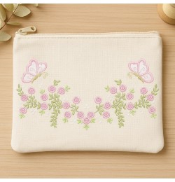 Butterfly Blossom Arch Embroidery Design