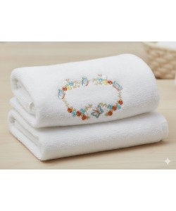 Butterfly Floral Frame Embroidery Design