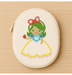 Classic Fairytale Girl Embroidery Design