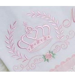 Crown Embroidery Design