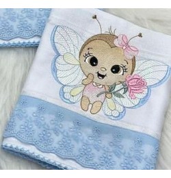 Cute Butterfly Embroidery Design
