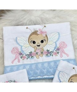 Cute Butterfly V3 Embroidery Design