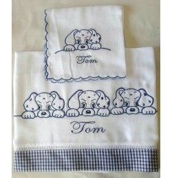 Cute Dog Embroidery Design