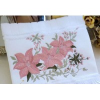 Cute Flower Pink Embroidery Design