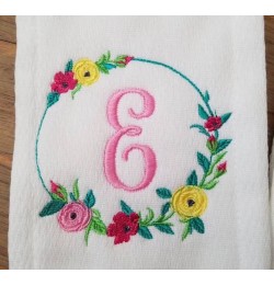 Cute Frame flower embroidery design floral embroidery design machine embroidery pattern file instant download flowers embroidery baby design