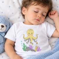 Cute Octopus Machine Embroidery Design