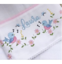 Delicate Bird embroidery design, Baby embroidery design machine, newborn embroidery pattern, file instant download, Animals embroidery