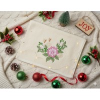 Delicate Garden Blossom Embroidery Design