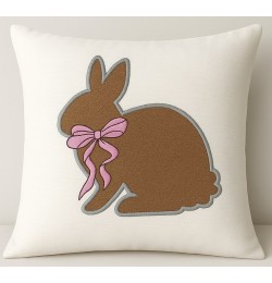 Easter Rabbit Applique Embroidery Design