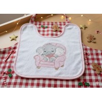 Elephant Sleeping In An Aarmchair Embroidery Design