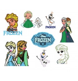 Frozen Embroidery Design 4x4 Hoops
