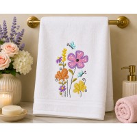 Floral Butterfly Machine Embroidery Design