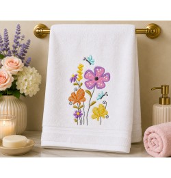 Floral Butterfly Machine Embroidery Design
