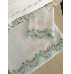 Flower Border Embroidery Design