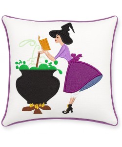 Halloween Witch Embroidery Design