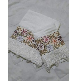 Line Daisies Embroidery Design