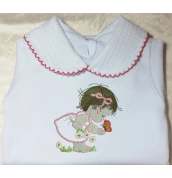 Little Girl Embroidery Design