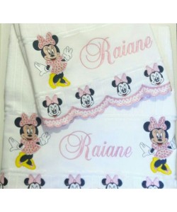 Minnie Mouse Border Embroidery Design