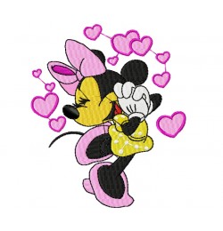 Minnie Mouse Machine Embroidery Design