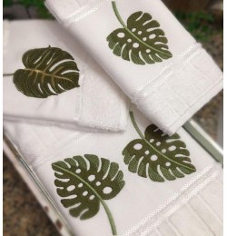 Monstera Leaf Embroidery Designs