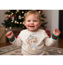 Pilot Bear embroidery designs