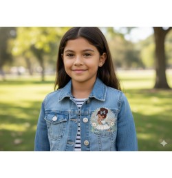 Praying girl embroidery designs