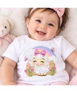 Rainbow Lamb Nursery Machine Embroidery File Rainbow Lamb Nursery Machine Embroidery File