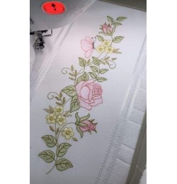 Roses Flower Embroidery Design Roses Flower Embroidery Design