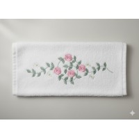 Roses machine embroidery pattern