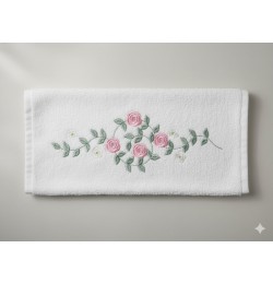 Roses machine embroidery pattern