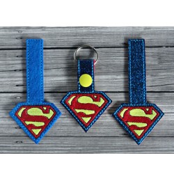 SuperMan Snaptab ITH Embroidery Machine Pattern SuperMan Snaptab ITH Embroidery Machine Pattern