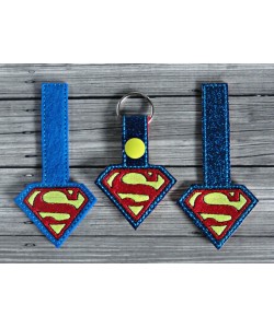 SuperMan Snaptab ITH Embroidery Machine Pattern