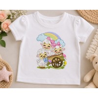 Three Little Lambs Embroidery Design