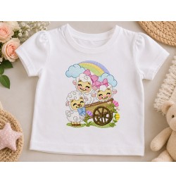 Three Little Lambs Embroidery Design