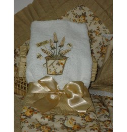 Wildflowers In Pot Embroidery Motif