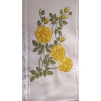 Beautiful Yellow Flowers Embroidery Design