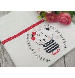 Cute Bear Embroidery Design