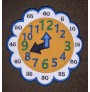 Learning Time Clock Embroidery Design, 3 Sizes