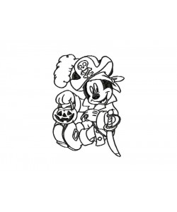 Mickey Haloween Embroidery Design