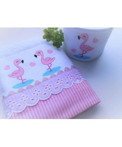Flamingo Embroidery Design 3 Sizes