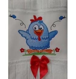 smiling chicken applique Embroidery Design smiling chicken applique Embroidery Design